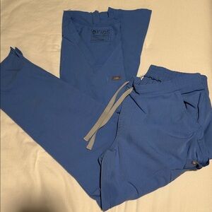 Figs Classic Blue Scrub Ensemble